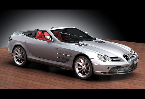 3d max mercedes slr mclaren roadster - Mercedes Benz SLR McLaren Roadster by Oricle